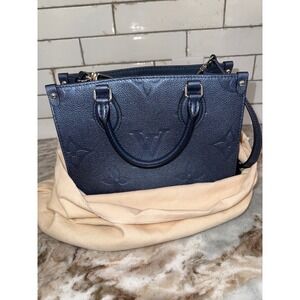 Louis Vuitton OnTheGo PM Monogram Empreinte Leather Tote Bag